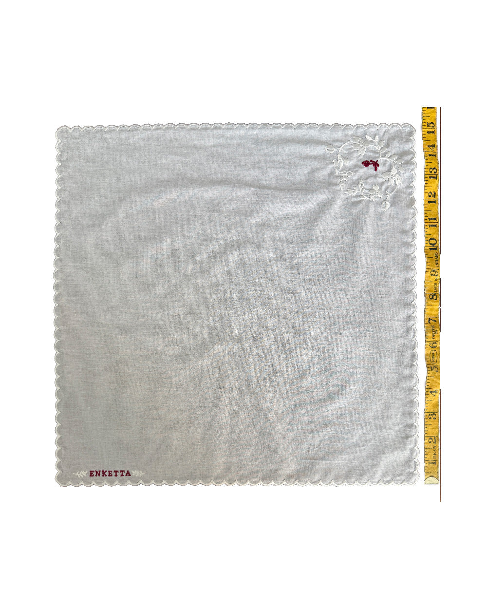 Pomegranate Embroidered Handkerchief