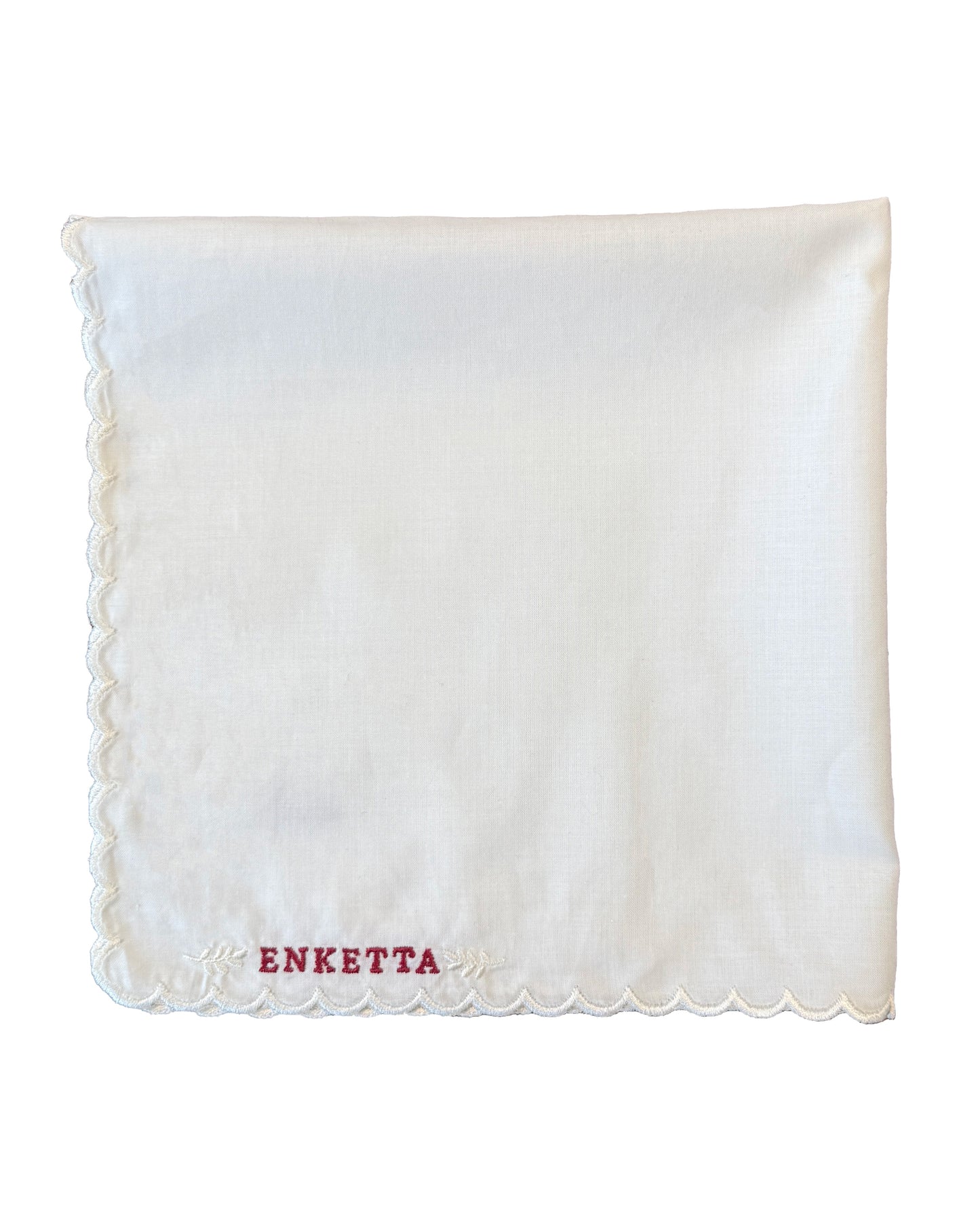 Pomegranate Embroidered Handkerchief