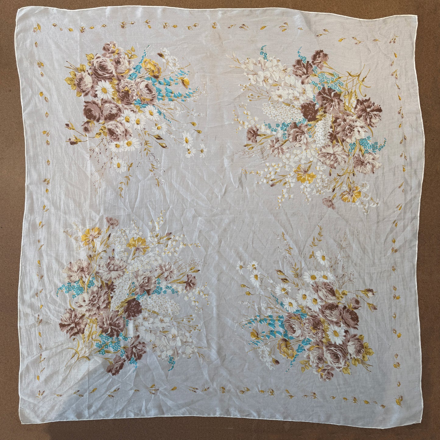 Floral Silk Scarf