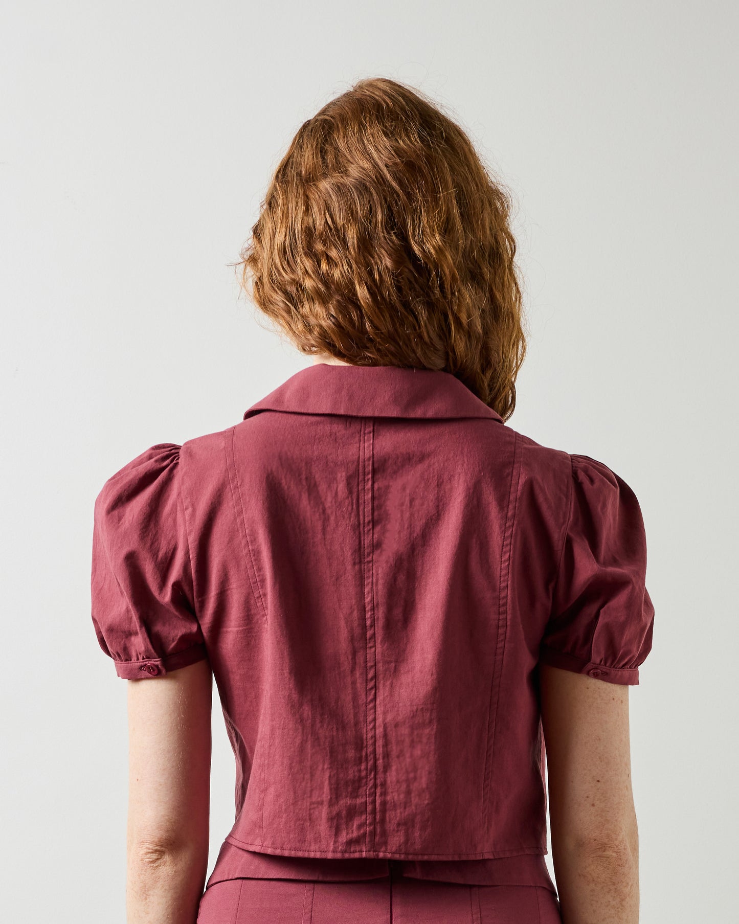 Enketta Blouse - Pomegranate
