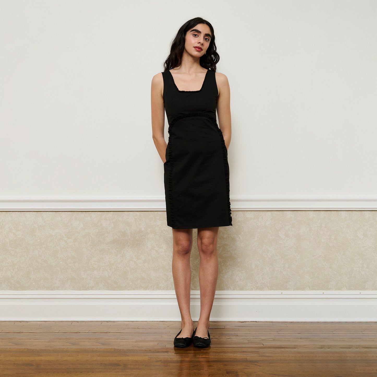 Apron Dress - Black