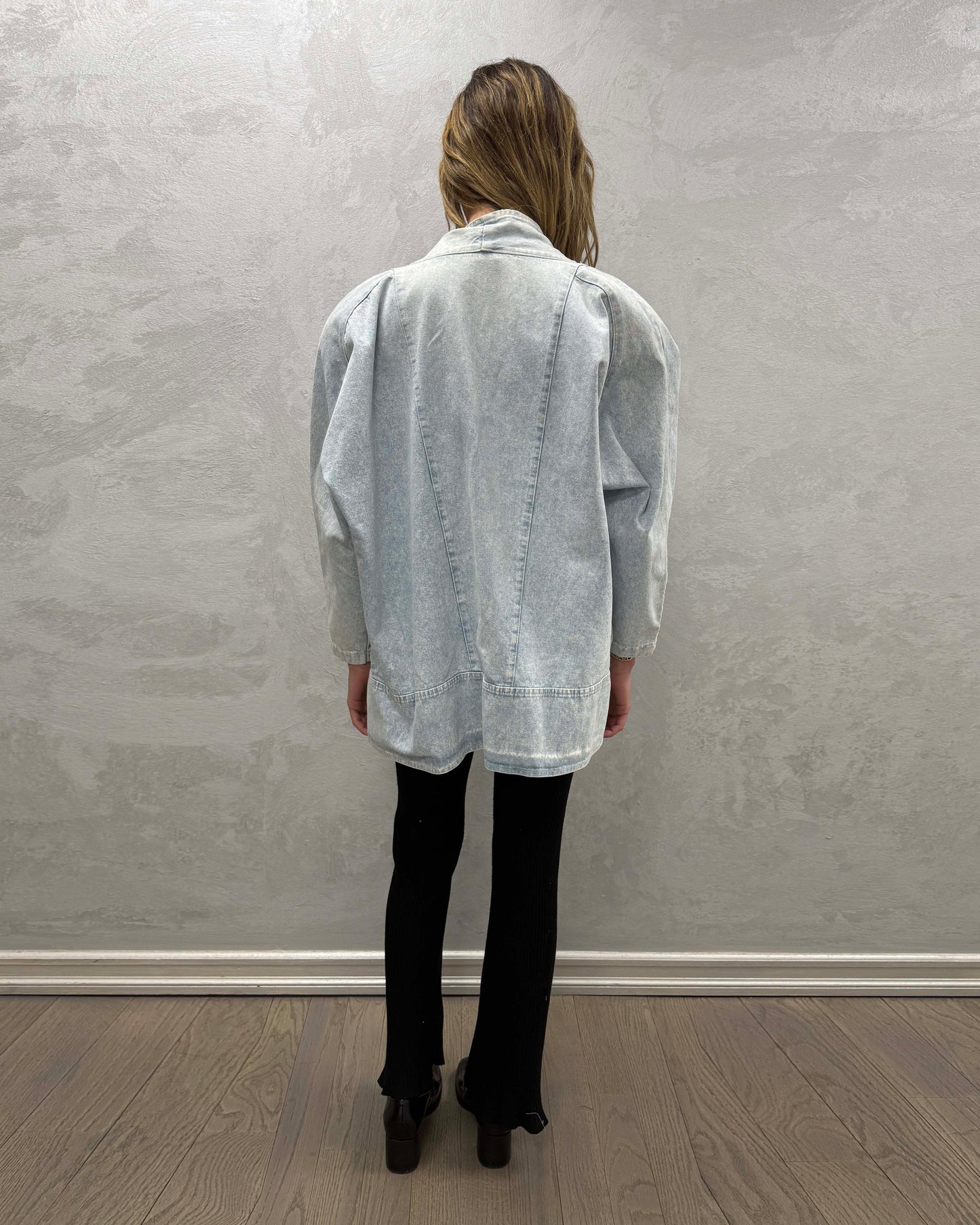 Studded denim jacket