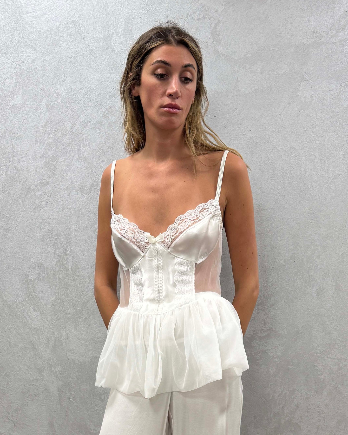 Babydoll chemise - White