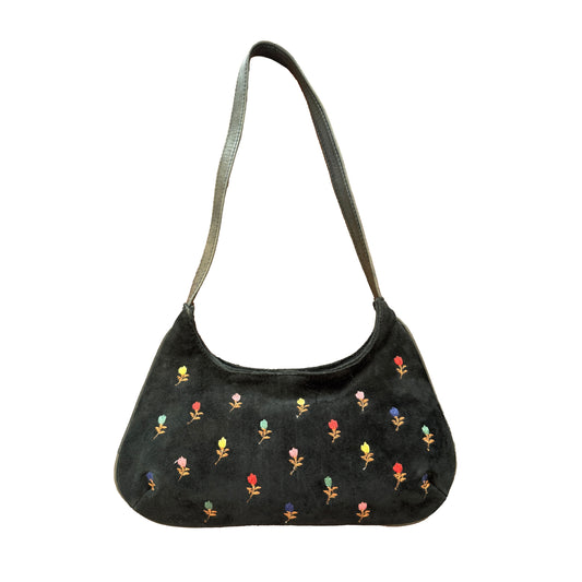 Suede Tulip Purse