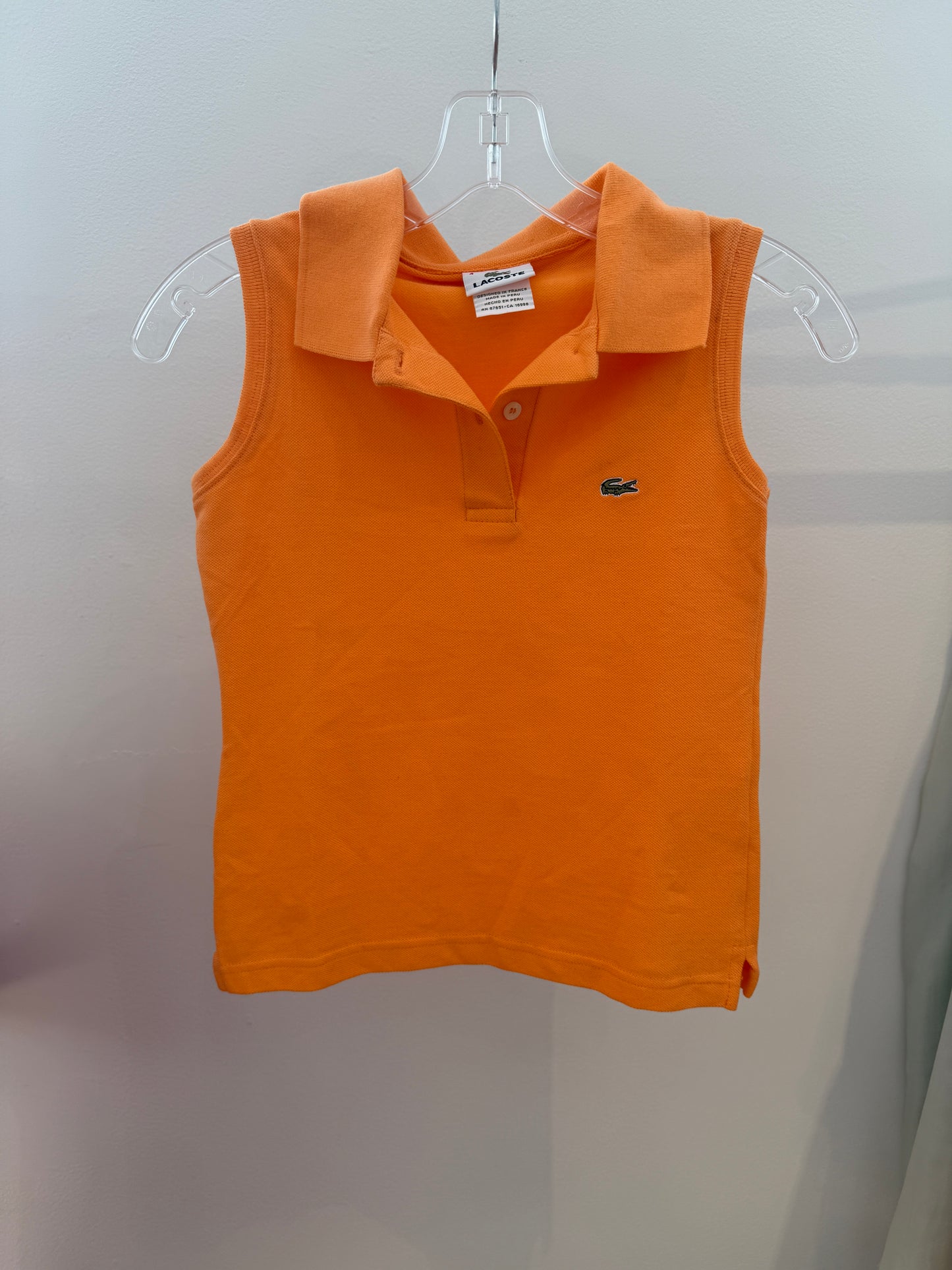 Lacoste Sleeveless Piqué Polo