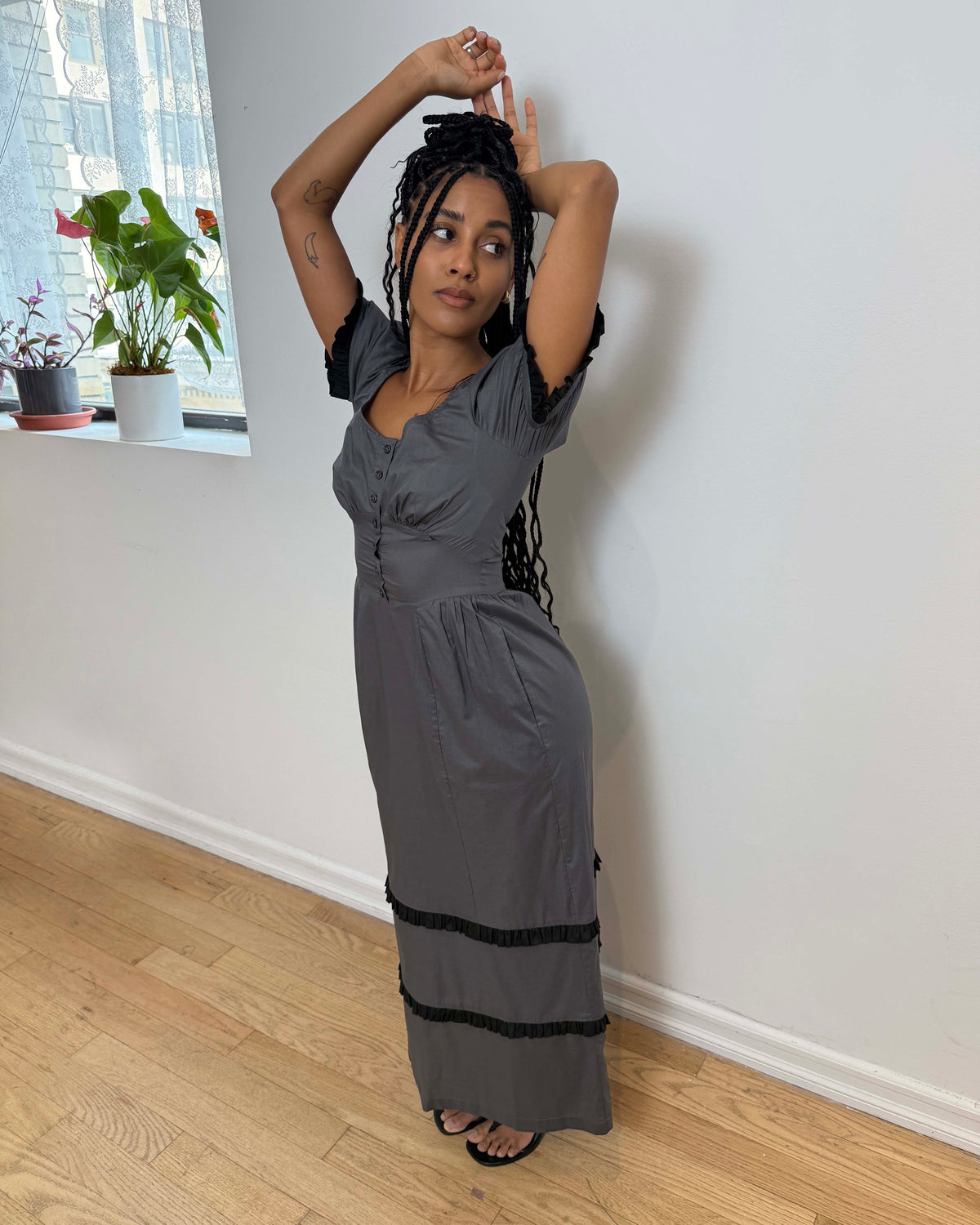Picnic Dress - Charcoal