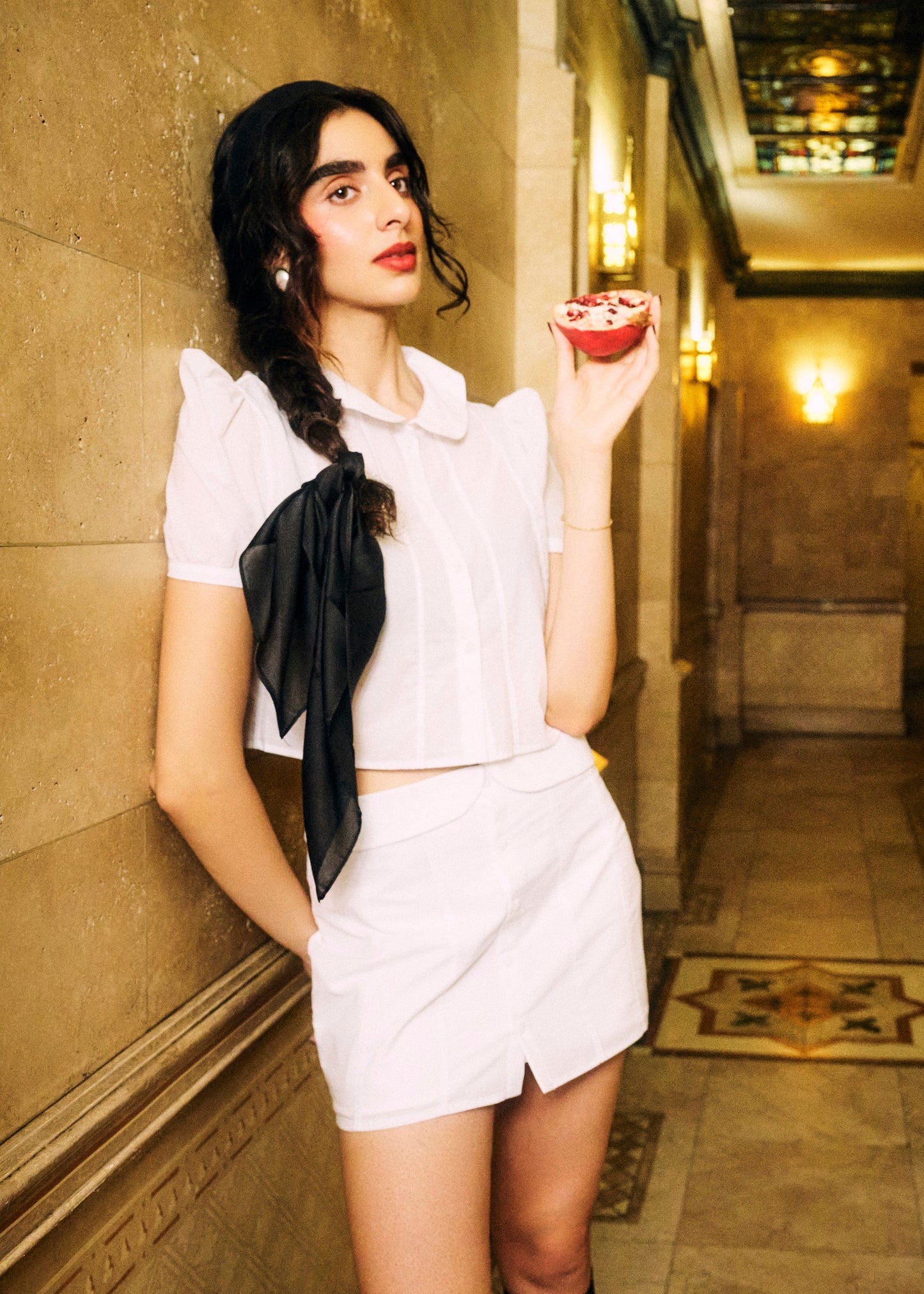 Enketta Blouse  - White