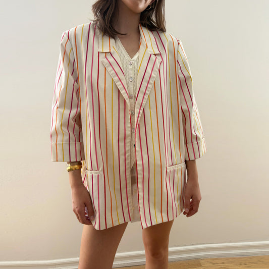 Candy Pinstripe Blazer