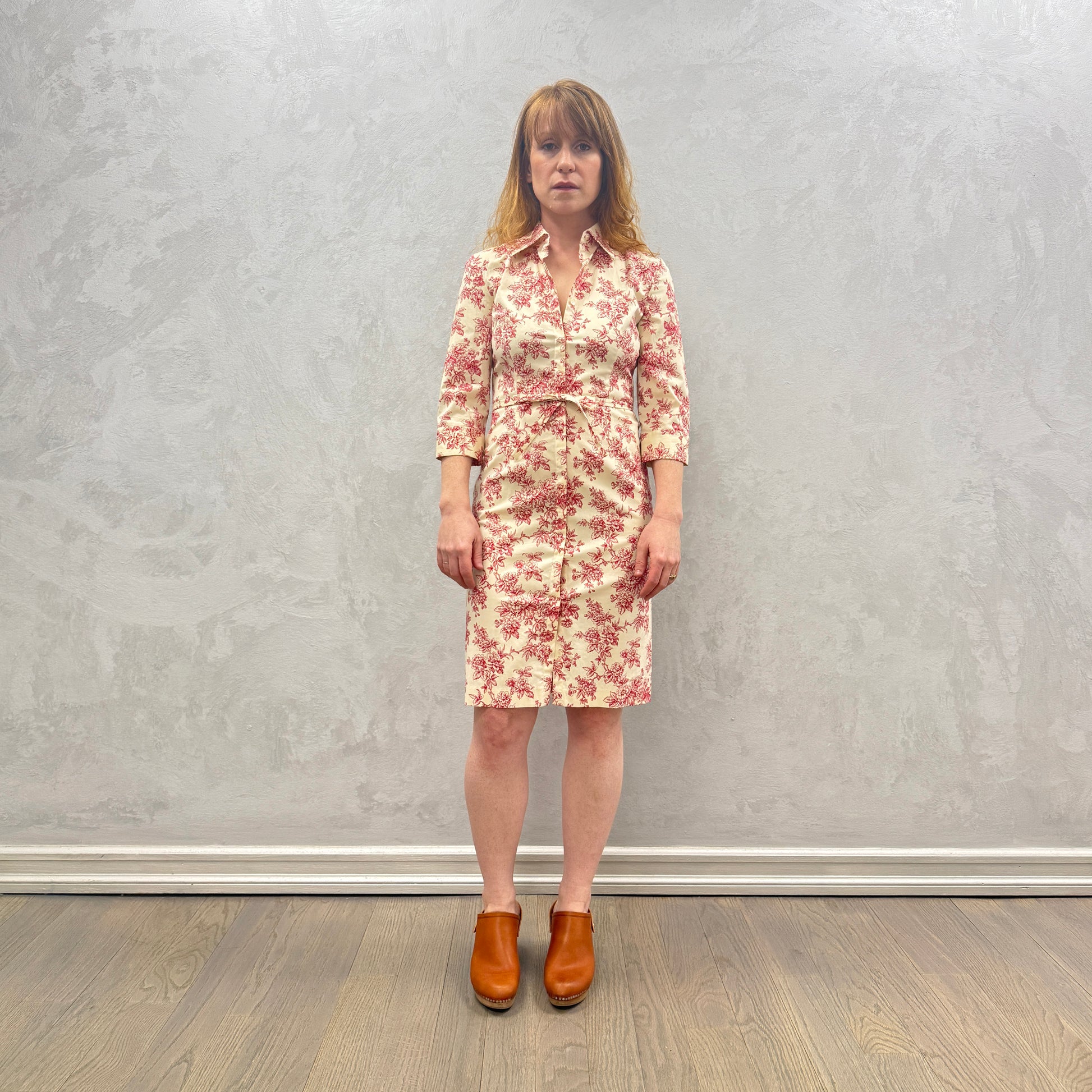 Toile de Jouy Shirt Dress