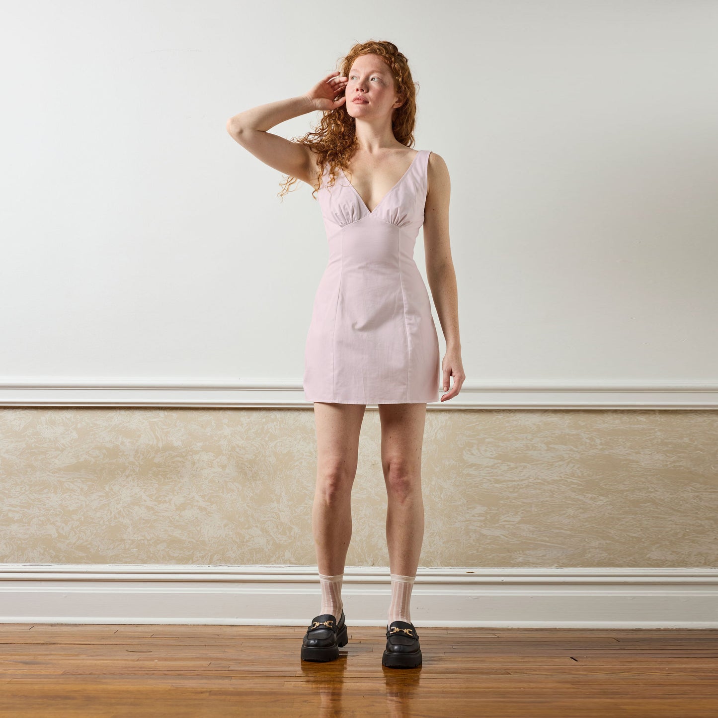 Simple Girl Dress - Mauve