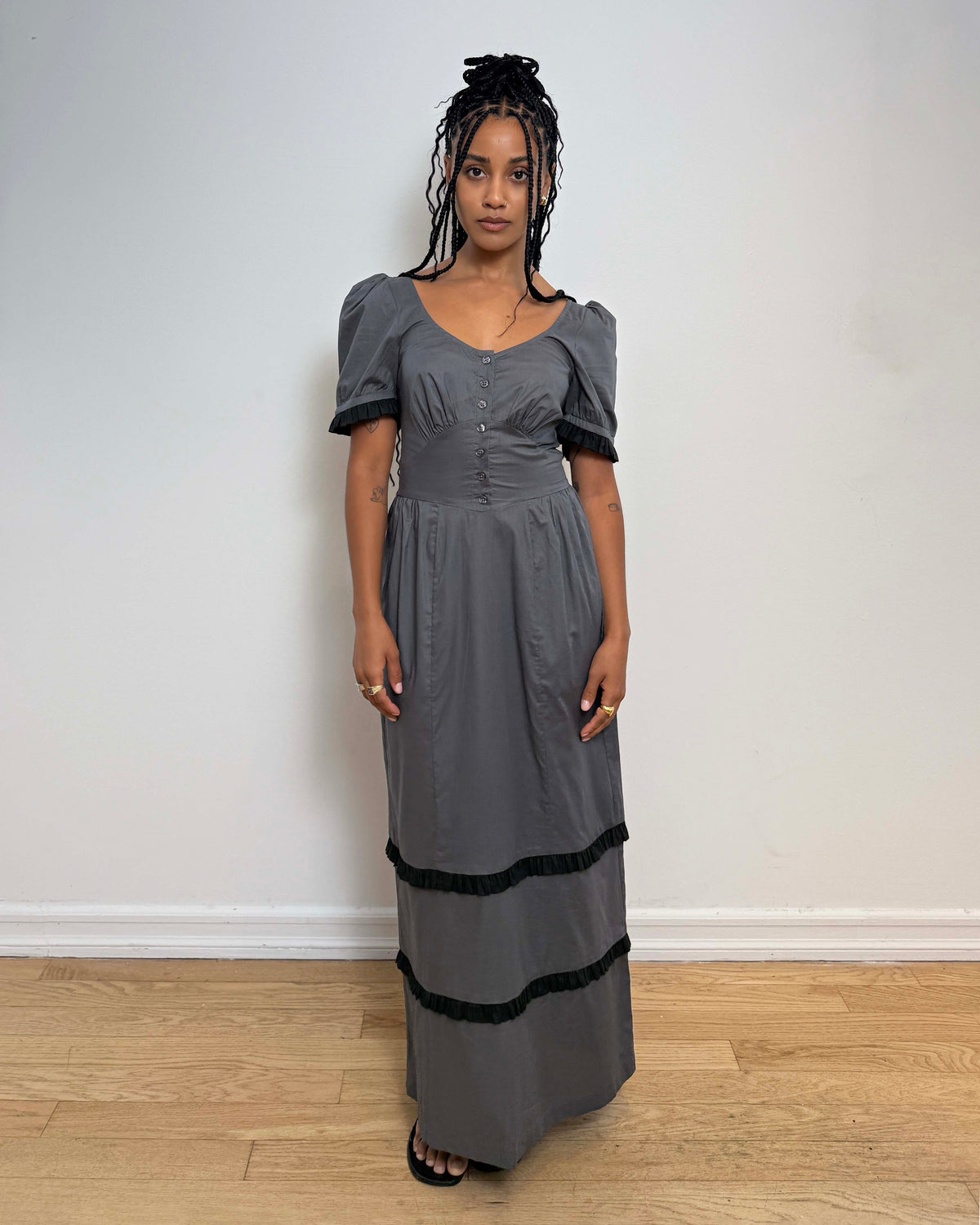 Picnic Dress - Charcoal